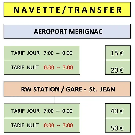 فندق مبيت وإفطار Maison Ok Riba Aeroport Mérignac